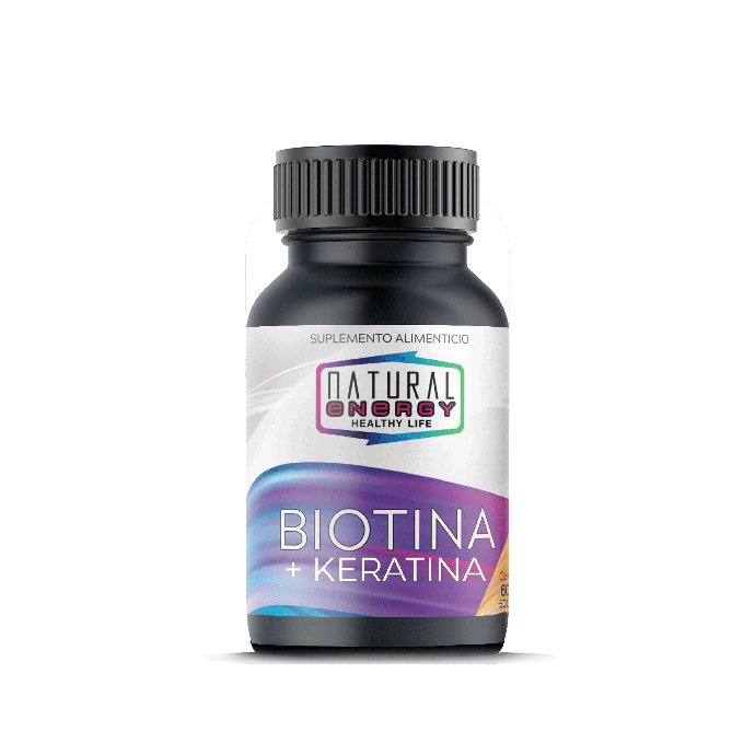 BIOTINA+KERATINA NATURAL E.60CAP.