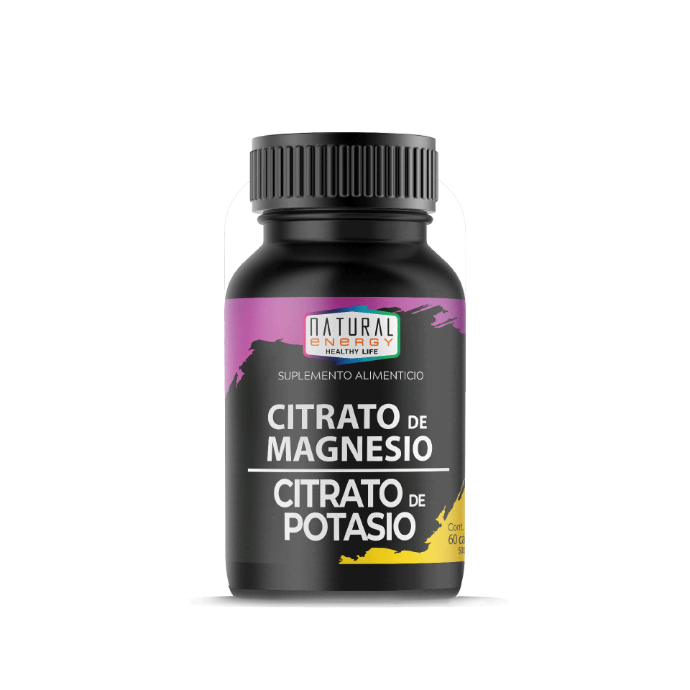 CITRATO MAGNESIO, POTASIO NATURAL E.500MG.60CAP.
