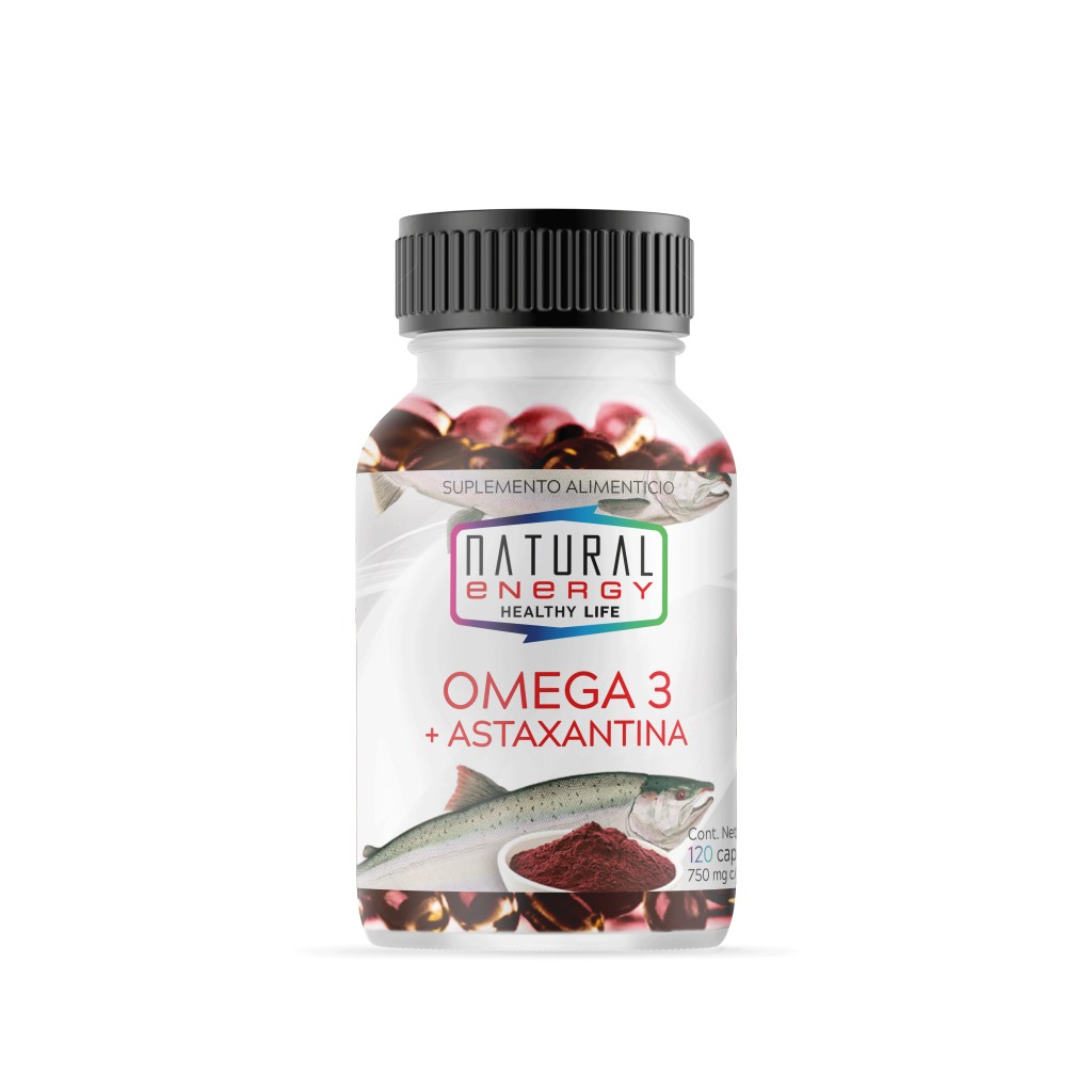OMEGA 3 NATURAL E.+ASTAX.120CAP