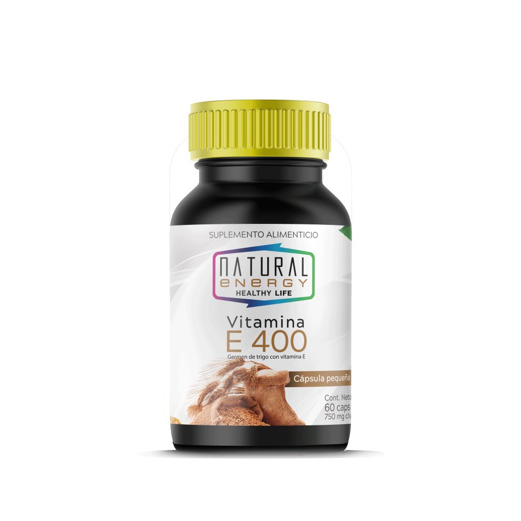 VITAM.E NATURAL E.400MG.60CAP.