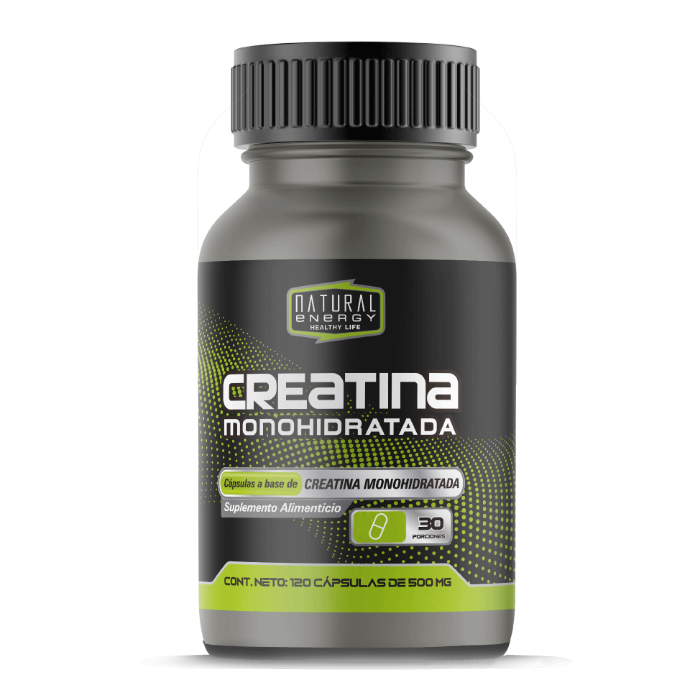 CREATINA NATURAL EN.900MG.120CAP.