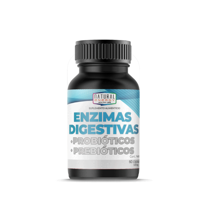 ENZIMAS DIGESTIVAS NATURAL E.60CAP.