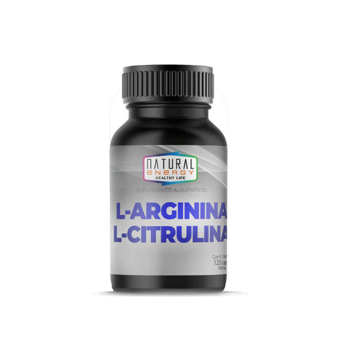 L-ARGININA + L-CITRULINA NATURAL E.900MG.120CAP.