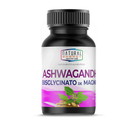 [NNSALASB120] ASHWAGANDHA,BISGL.MAGN.NATURAL E.800MG.60CAP.