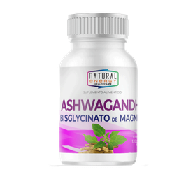 [NNABIABN120C] ASHWAGANDHA,BISGL.MAGN.NATURAL E.800MG.120CAP.
